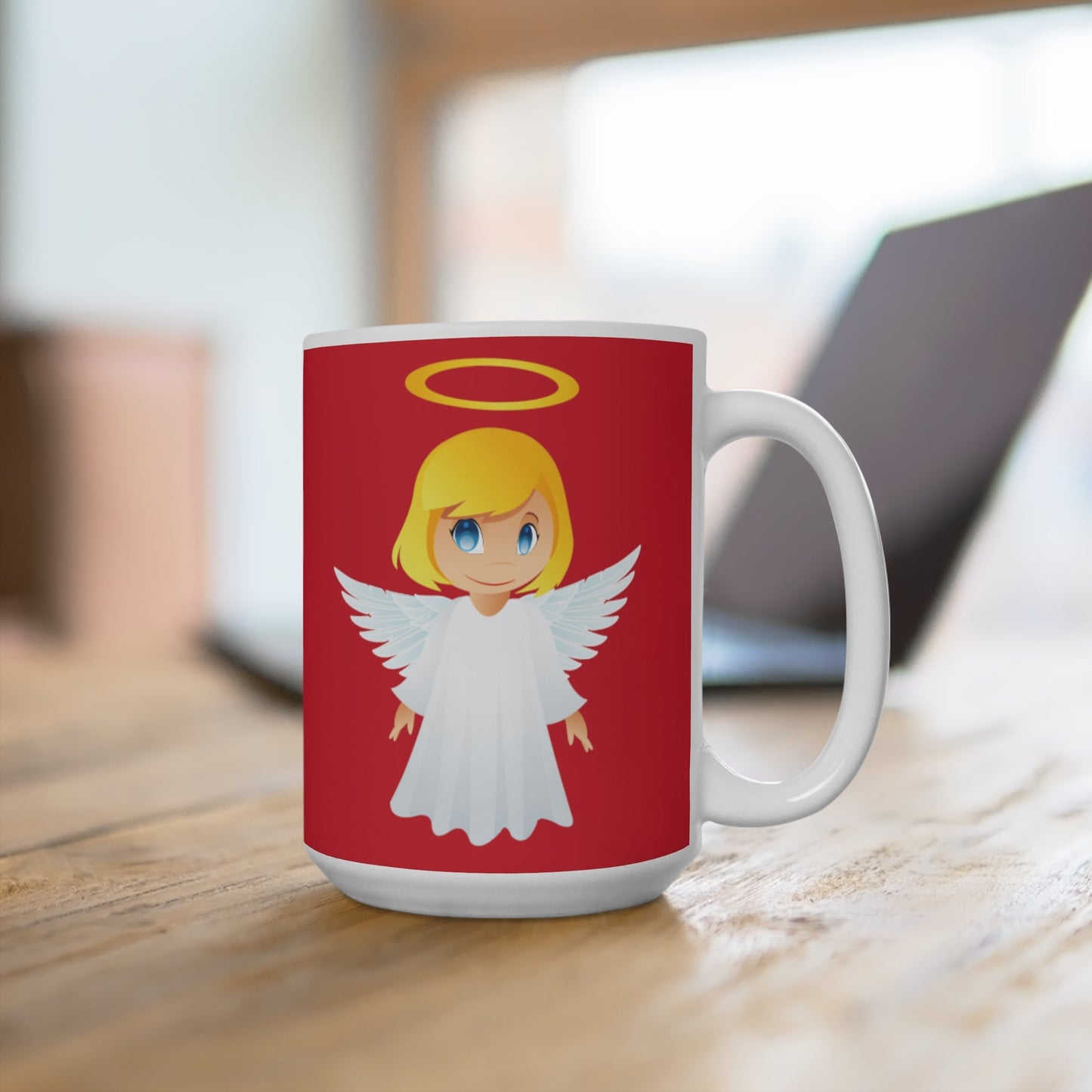 Ceramic Mugs (11oz / 15oz) Angel Home-clothes-jewelry