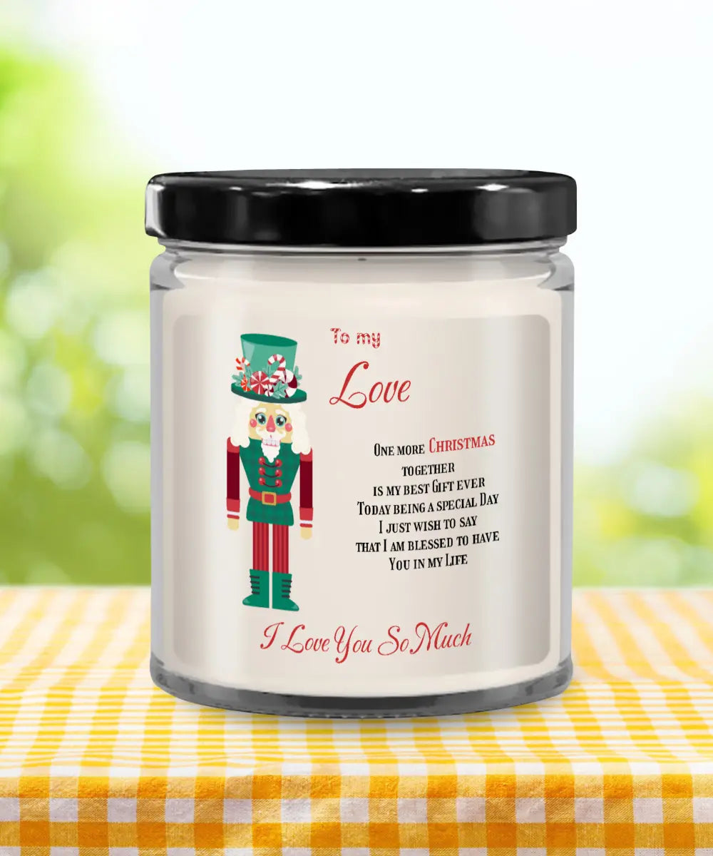 Christmas Candle To my Love One more Christmas together Home-clothes-jewelry