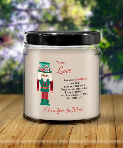 Christmas Candle To my Love One more Christmas together Home-clothes-jewelry