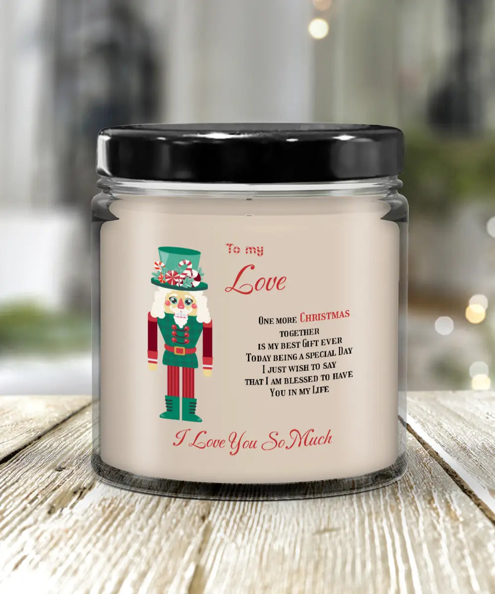 Christmas Candle To my Love One more Christmas together Home-clothes-jewelry