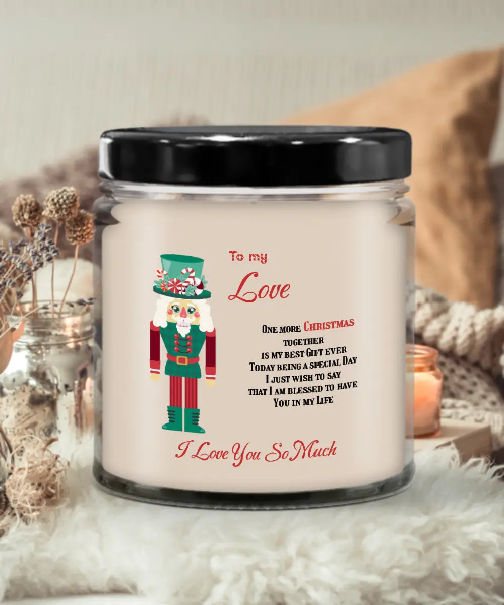 Christmas Candle To my Love One more Christmas together Home-clothes-jewelry