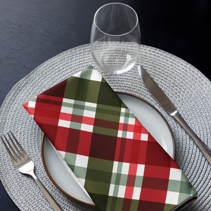 Christmas Cloth napkin set green red Home-clothes-jewelry