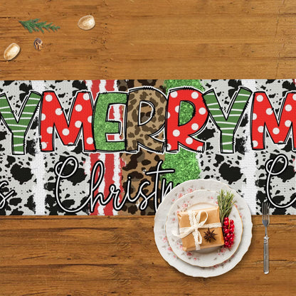 Christmas decoration Merry and bright Table Runner 14x60in Home-clothes-jewelry