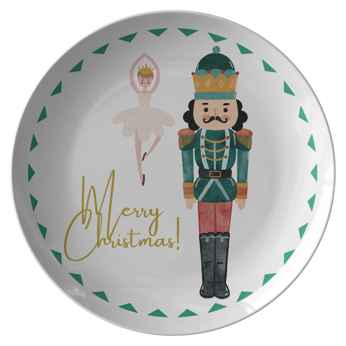 Christmas Plate Nutcracker