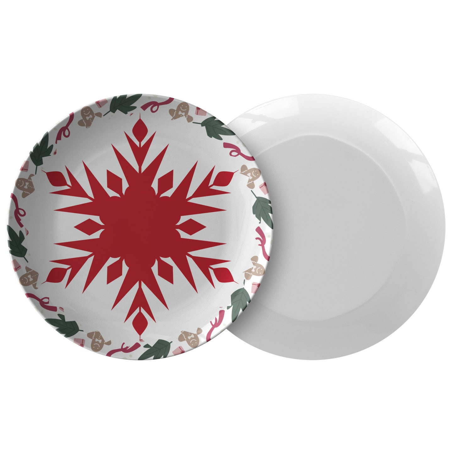 Christmas Plate Snowflake