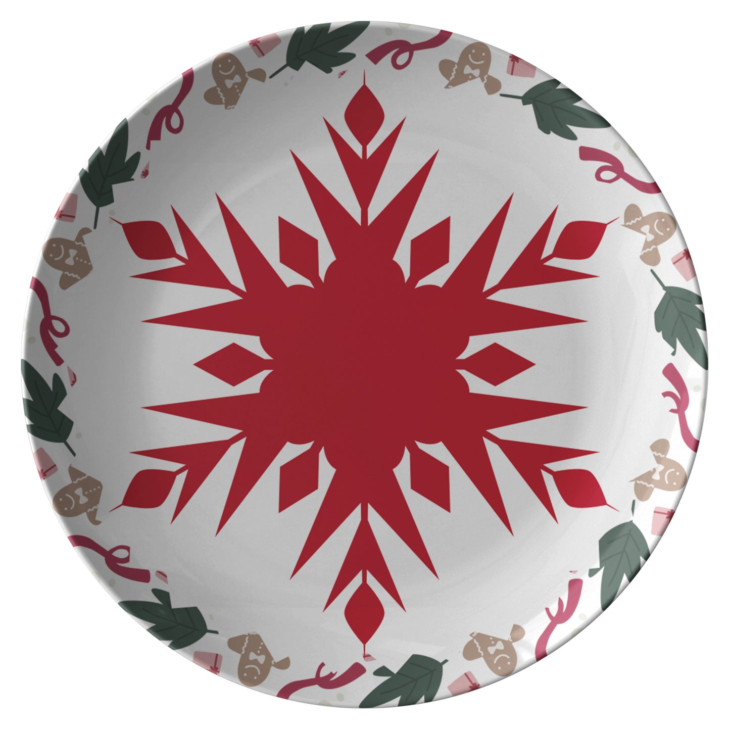 Christmas Plate Snowflake