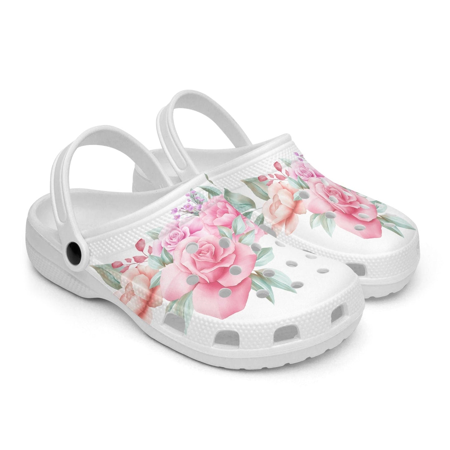 Clogs Roses Home-clothes-jewelry