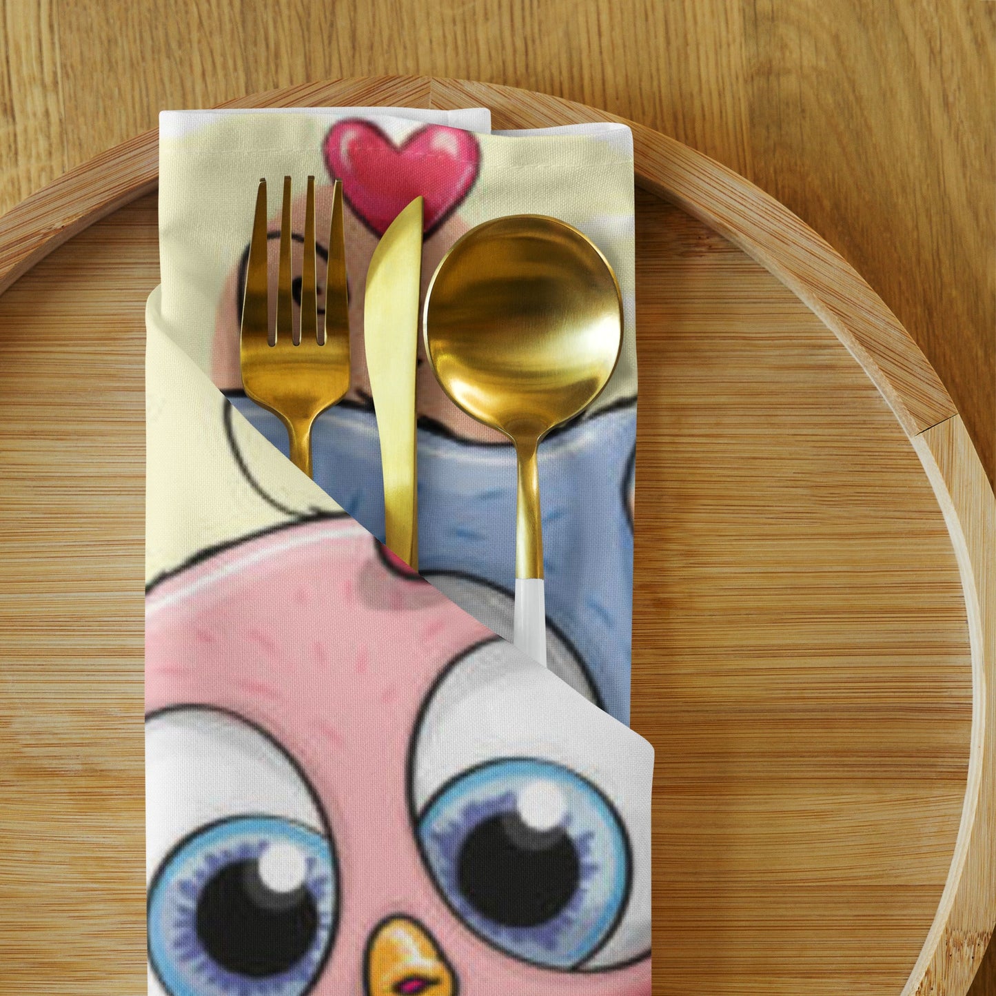 Cloth napkin set Owls couple,love decoration Home-clothes-jewelry