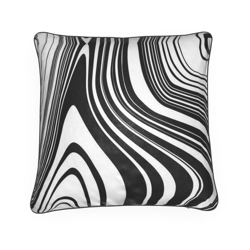 Cushion Black White abstract Home-clothes-jewelry