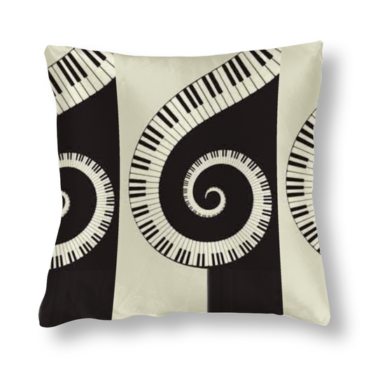 Custom Multisize Pillowcases Classic Pillow Covers, Piano decoration black white Home-clothes-jewelry