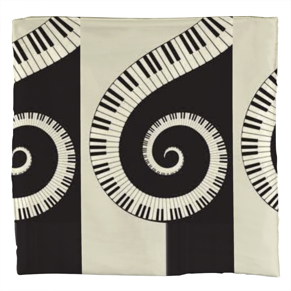 Custom Multisize Pillowcases Classic Pillow Covers, Piano decoration black white Home-clothes-jewelry