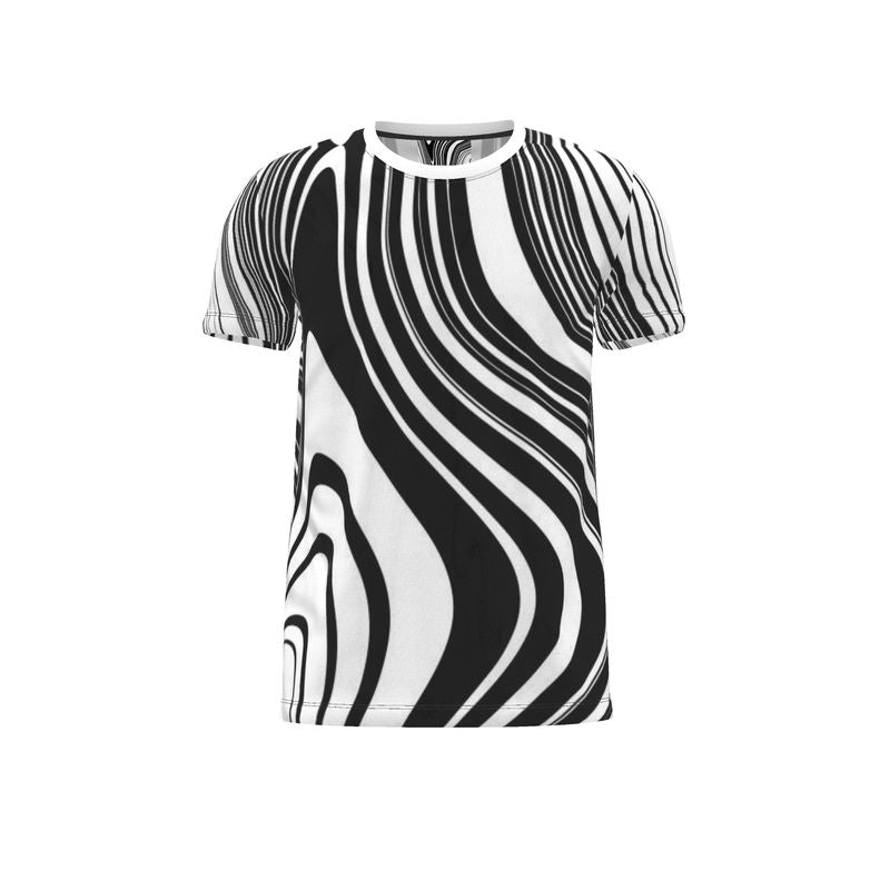 Cut and Sew black and white T-Shirt Home-clothes-jewelry