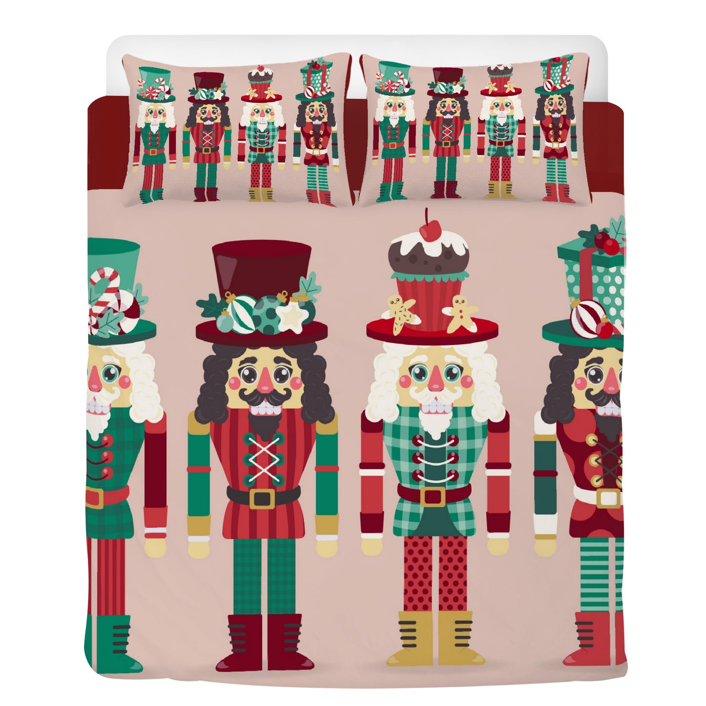 Falling Asleep in a Winter Wonderland: Discover the Whimsical World of Bedding Nutcrackers!