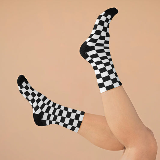 DTG Socks Black and White Home-clothes-jewelry