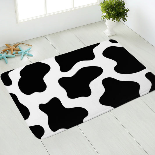 Doormat black and white Cow print Home-clothes-jewelry