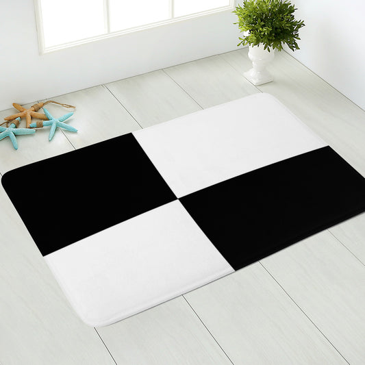 Doormat black and white Home-clothes-jewelry