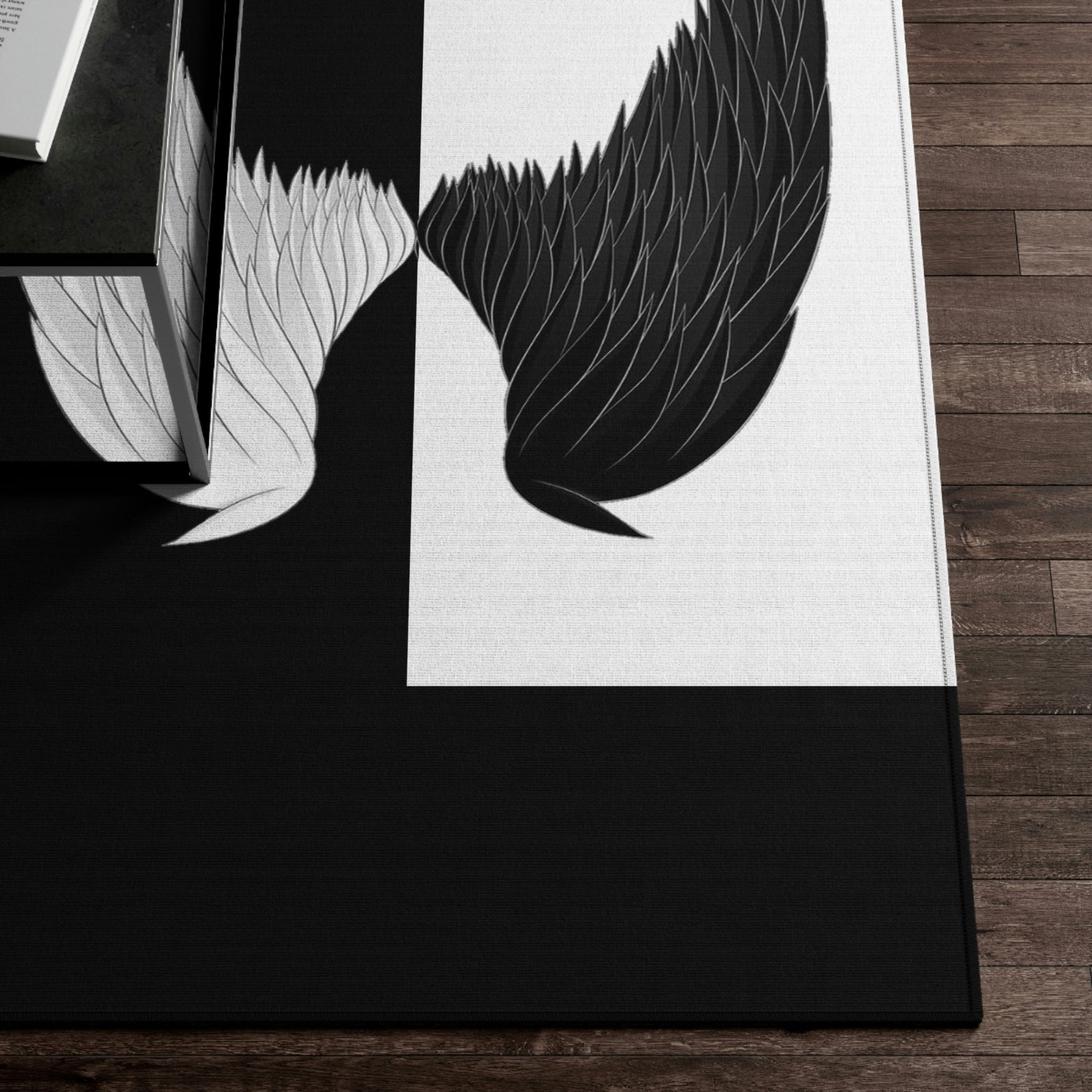 Dornier Rug Angel Wings black and white Home-clothes-jewelry