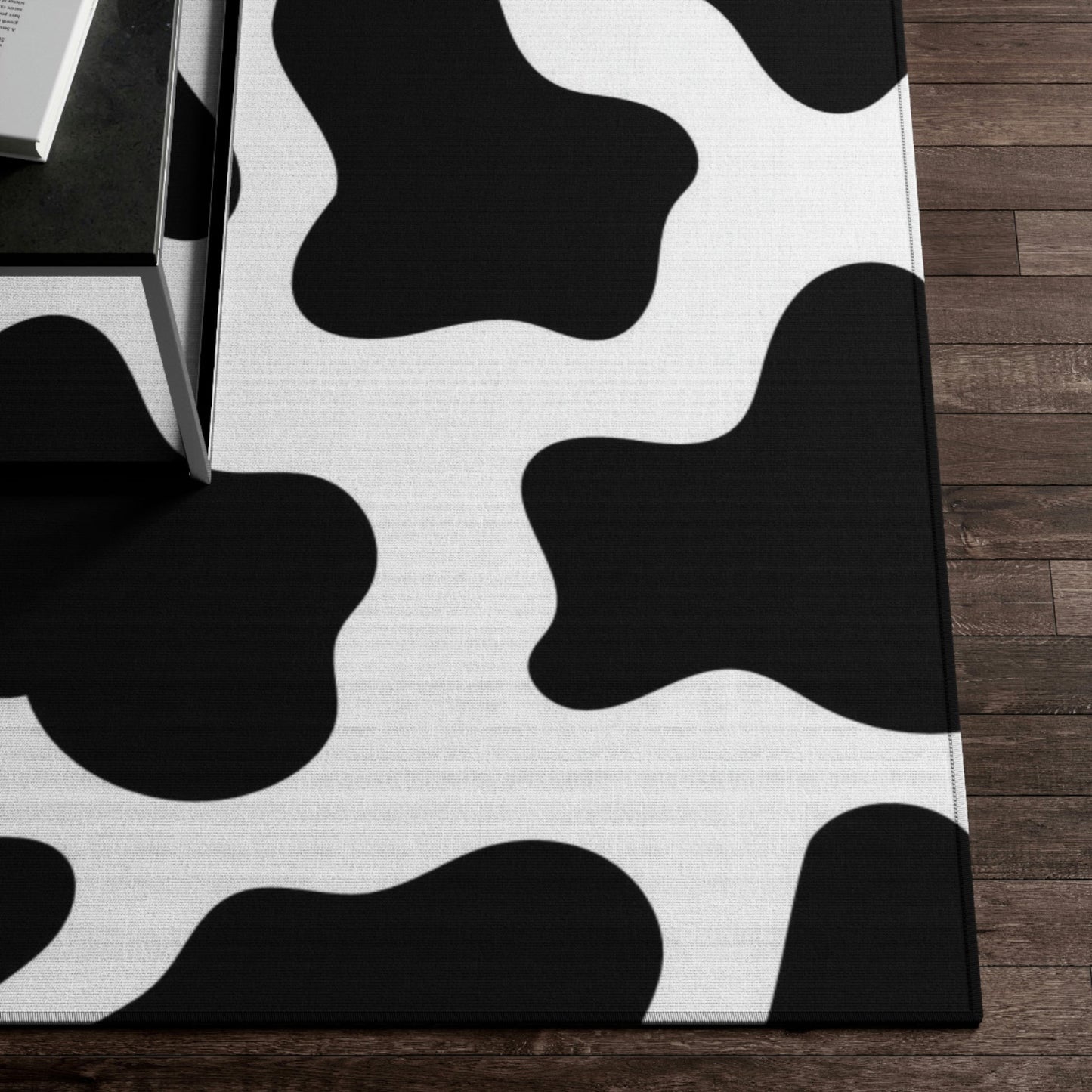 Dornier Rug Cow print,black and white Home-clothes-jewelry