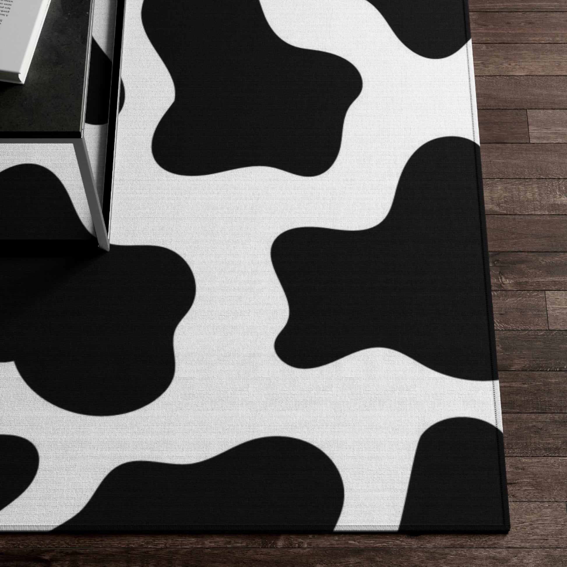 Dornier Rug Cow print,black and white Home-clothes-jewelry