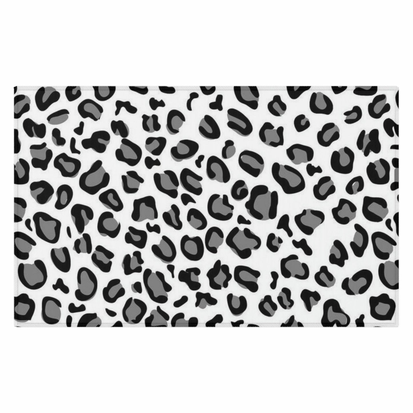 Dornier Rug Leopard,black, white and grey Home-clothes-jewelry