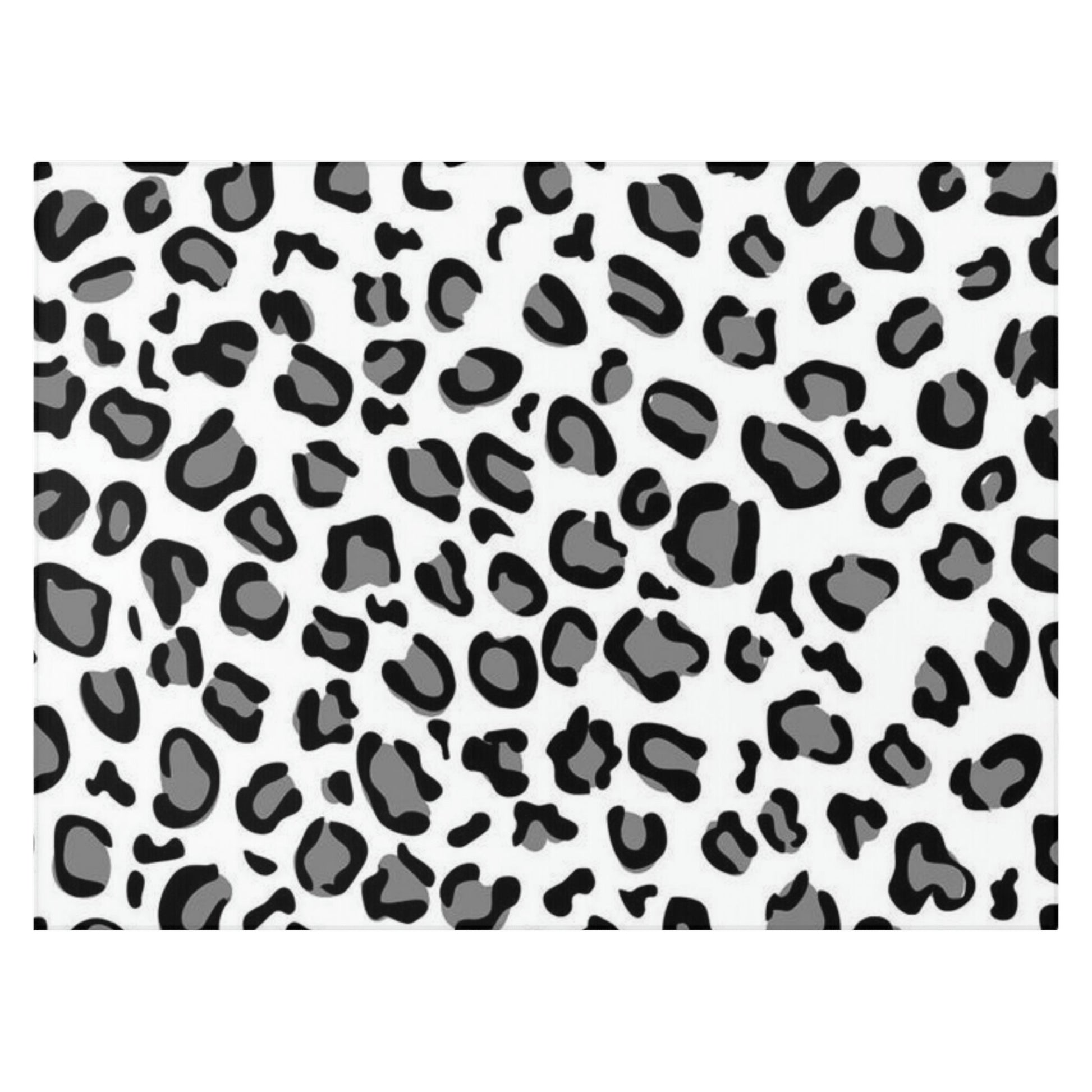 Dornier Rug Leopard,black, white and grey Home-clothes-jewelry