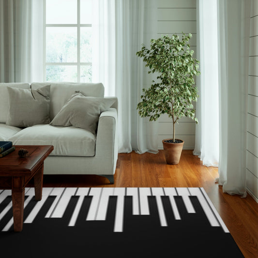 Dornier Rug Piano keys,black and white Home-clothes-jewelry