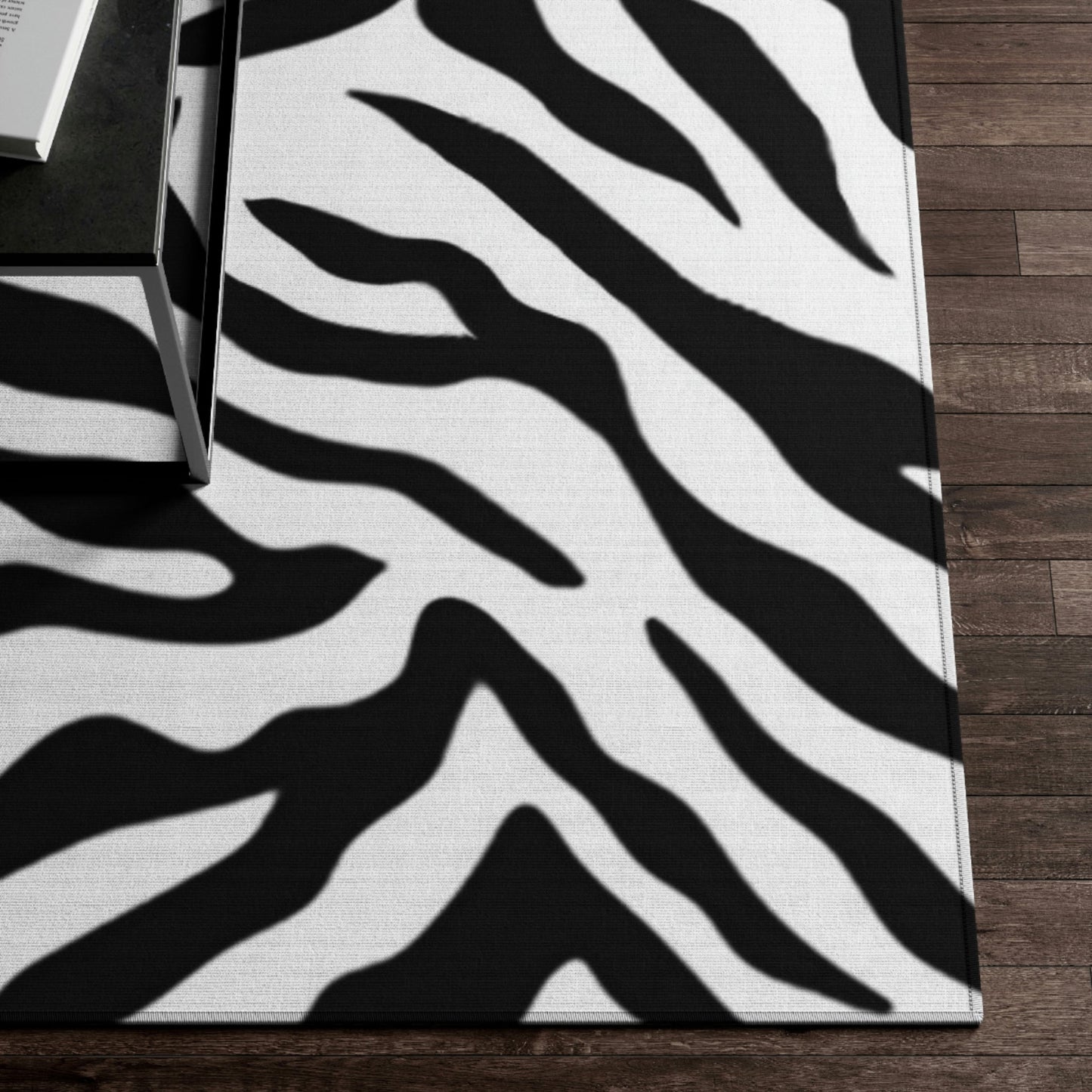 Dornier Rug Zebra, black and white Home-clothes-jewelry