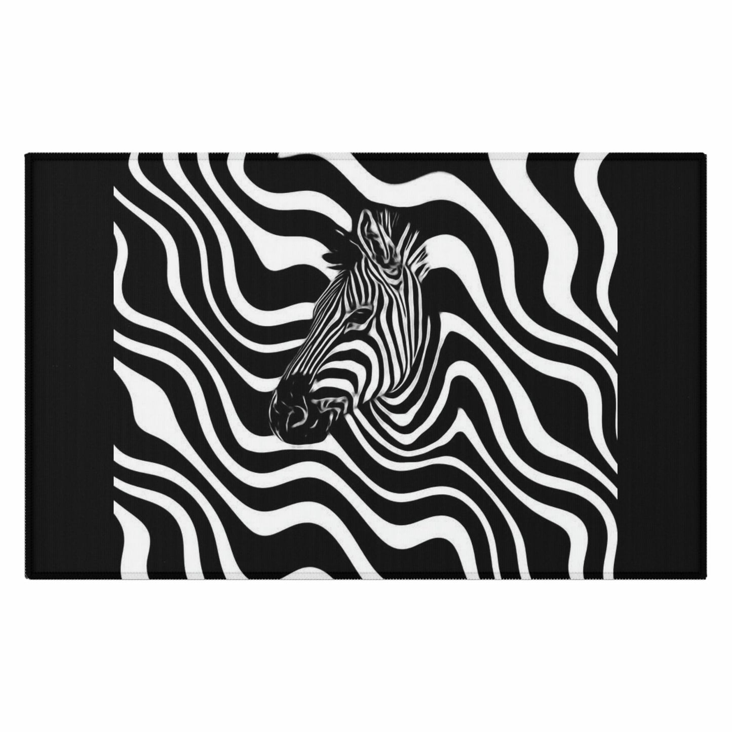 Dornier Rug Zebra on black Home-clothes-jewelry