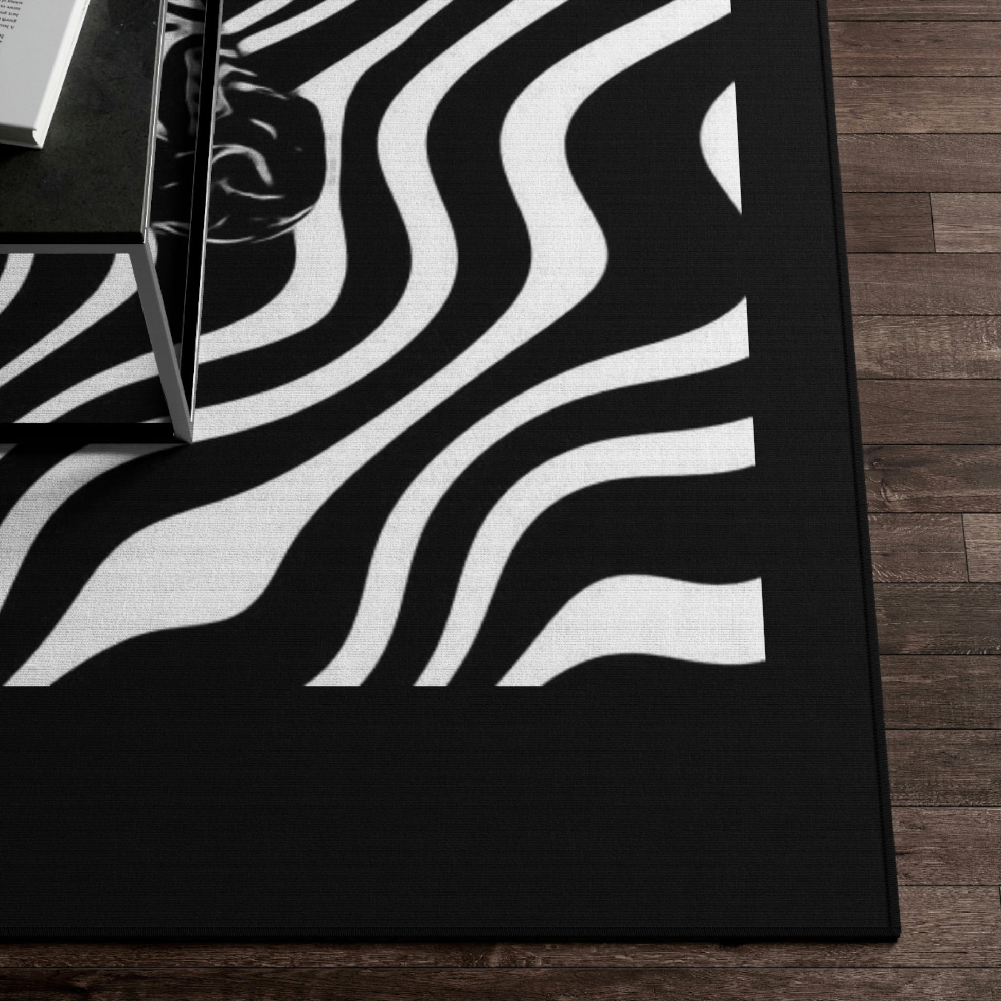 Dornier Rug Zebra on black Home-clothes-jewelry