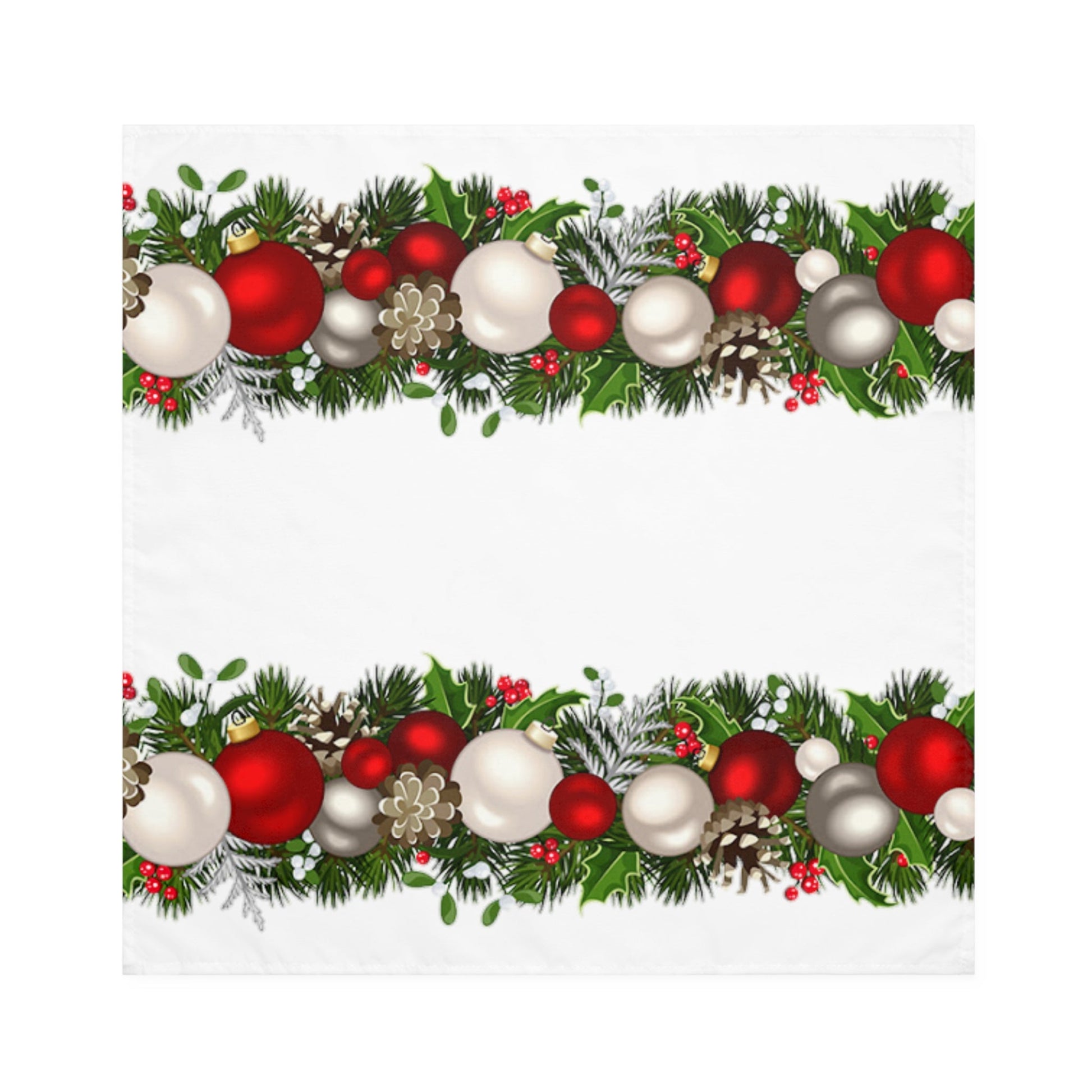 Dress Up Your Holiday Table with Festive Napkins Christmas Balls Decoration Home-clothes-jewelry