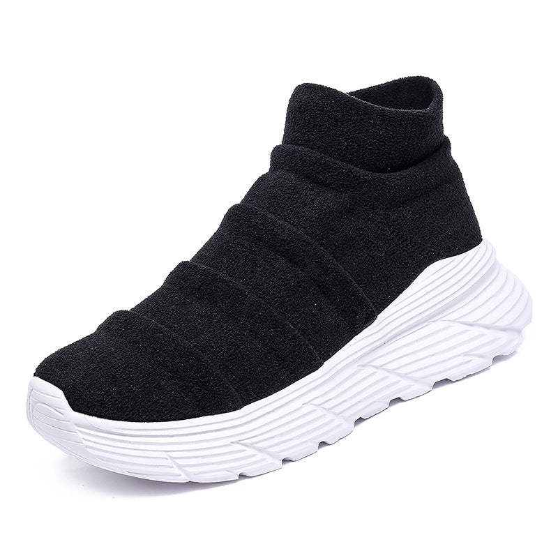 Flyknit Socks, Shoes, One Step Stepping, Mesh Shoes, Large Couple Shoes, Breathable, Lightweight, Men's Casual Sports