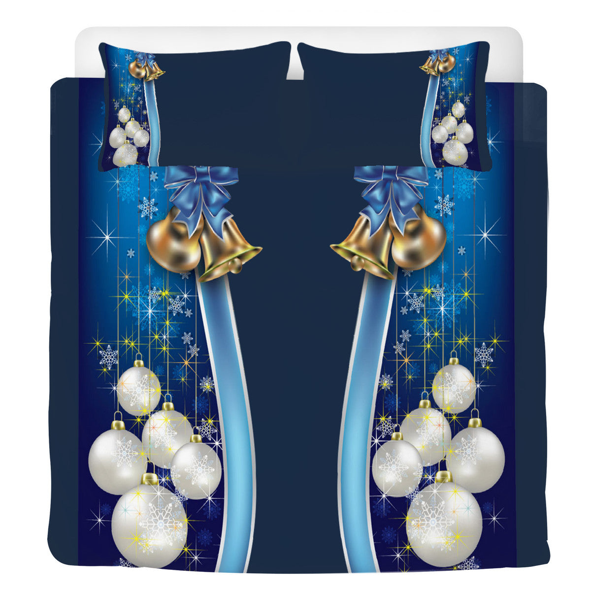 Royal Blue Christmas Bedding