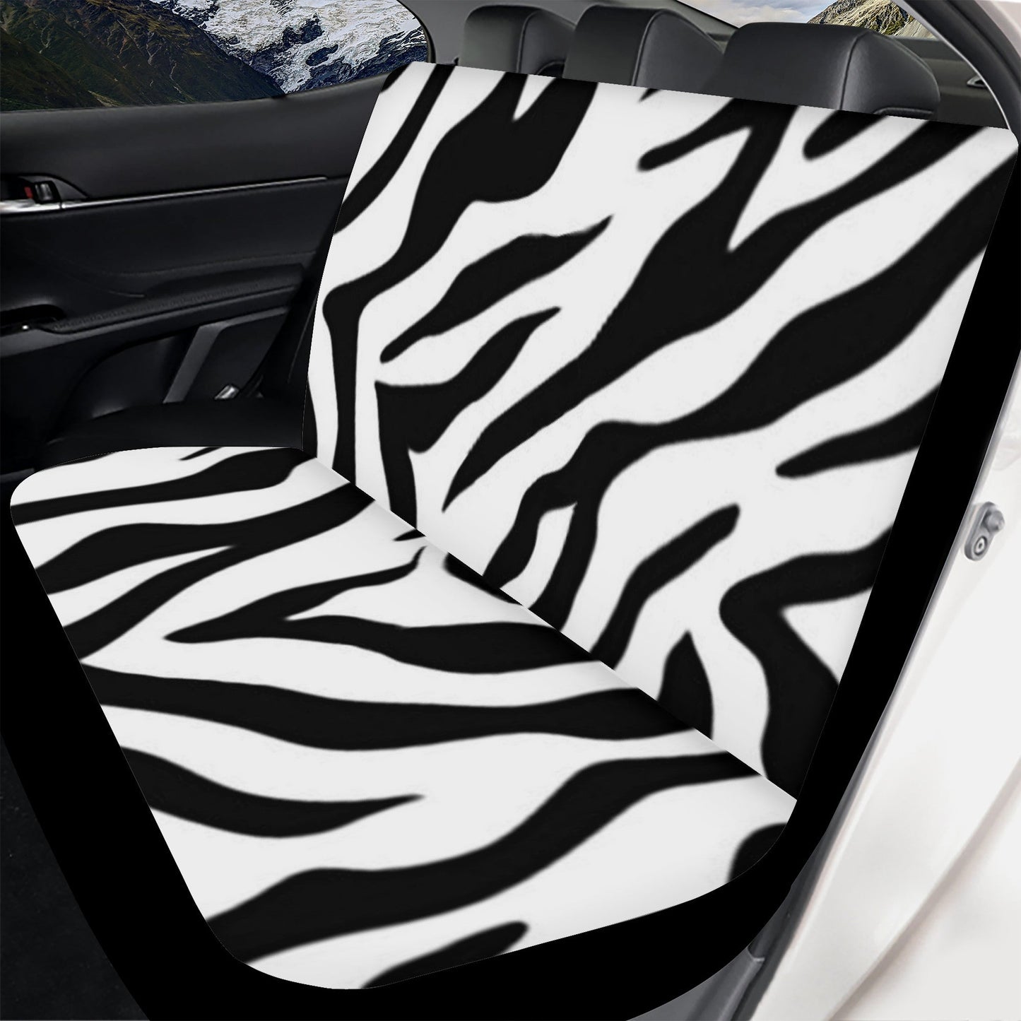 F9 Car Seat Cover Set Black White Home-clothes-jewelry