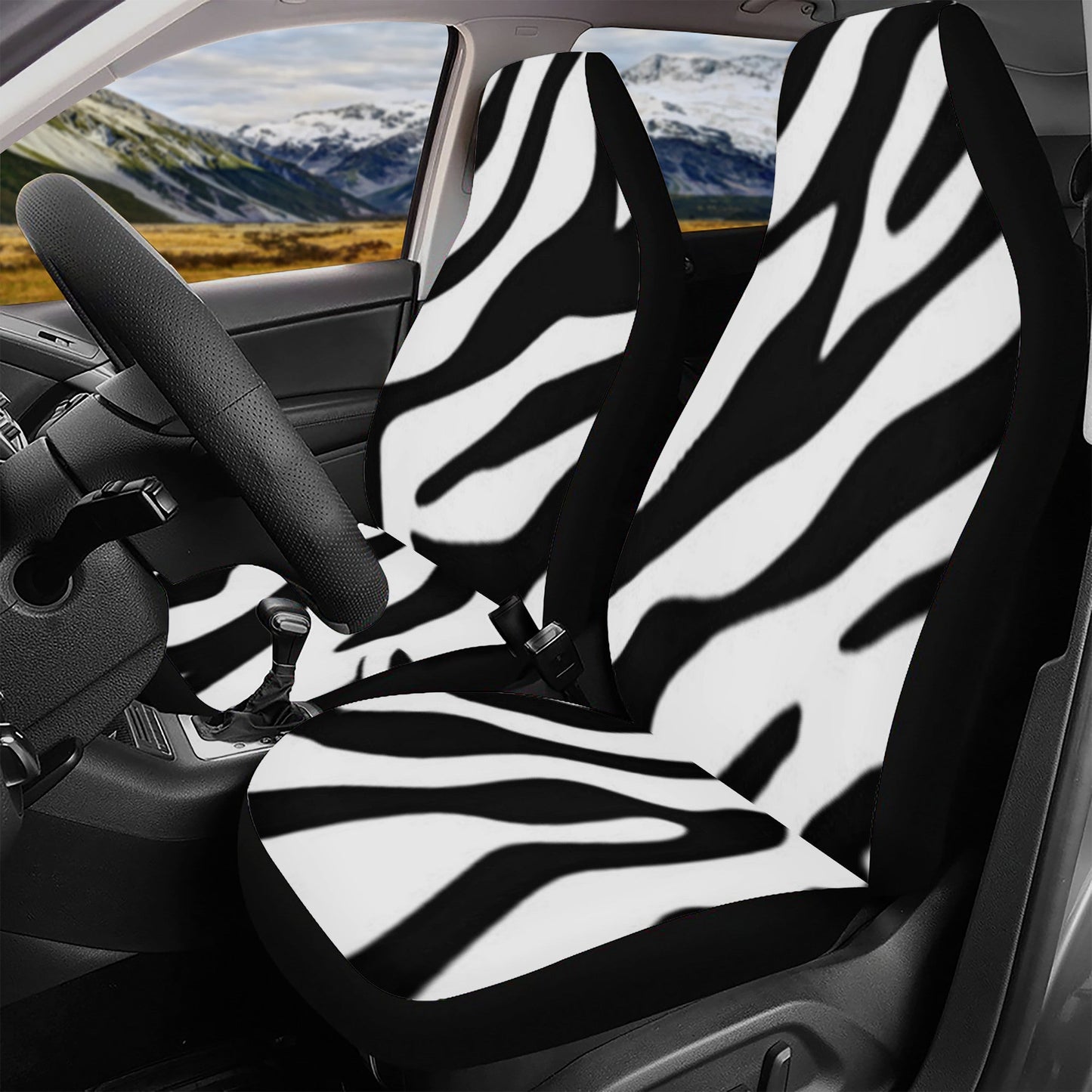 F9 Car Seat Cover Set Black White Home-clothes-jewelry