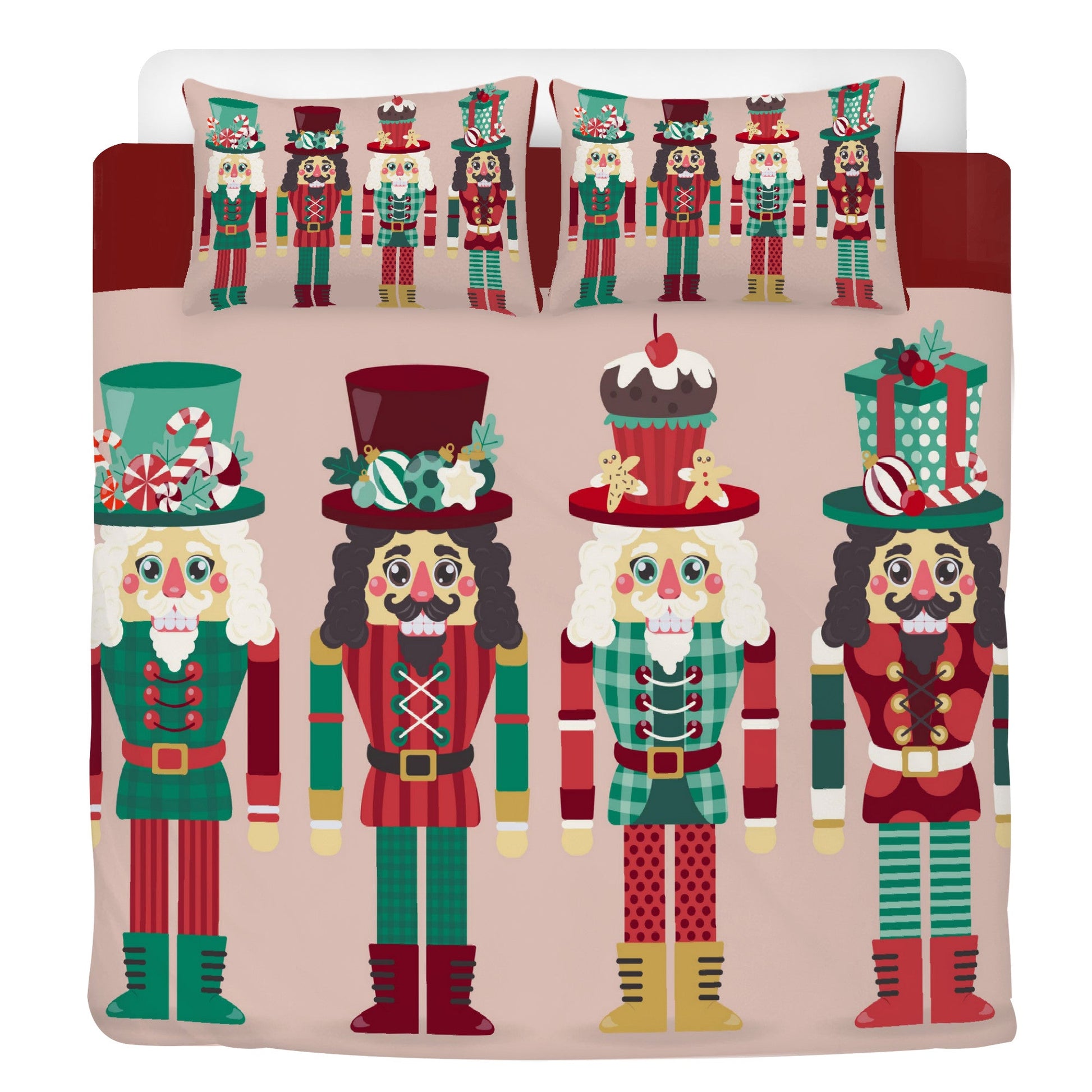 Falling Asleep in a Winter Wonderland: Discover the Whimsical World of Bedding Nutcrackers! Home-clothes-jewelry