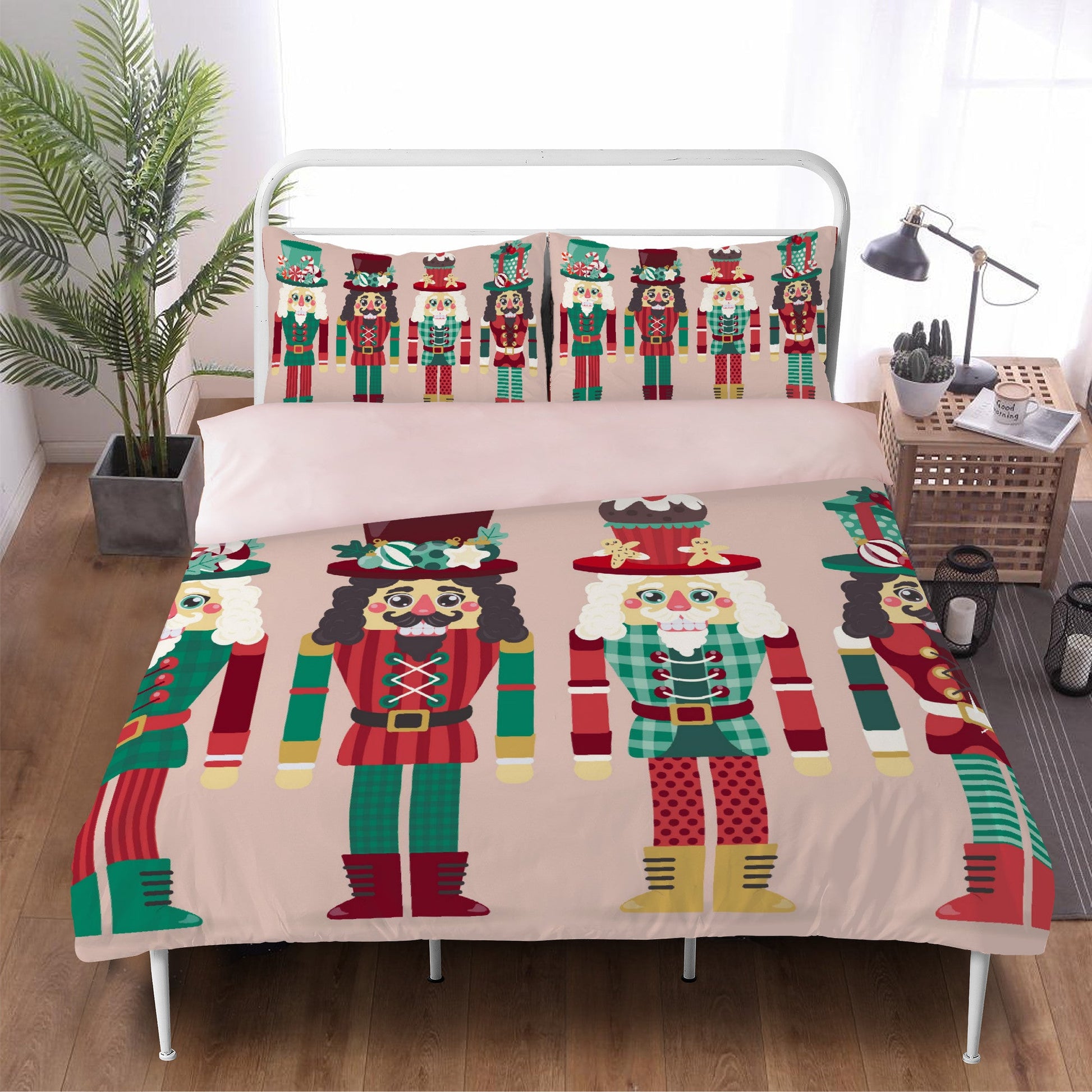 Falling Asleep in a Winter Wonderland: Discover the Whimsical World of Bedding Nutcrackers! Home-clothes-jewelry