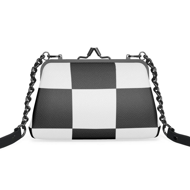 Flat Frame Bag black and white Home-clothes-jewelry