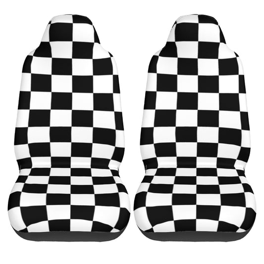 HC_T26 Car Seat Covers with Back Side Printed Black and White Home-clothes-jewelry