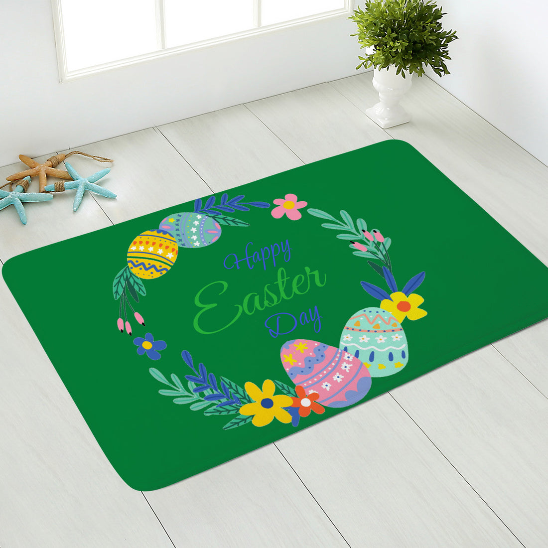 Happy Easter Day Doormat Home-clothes-jewelry