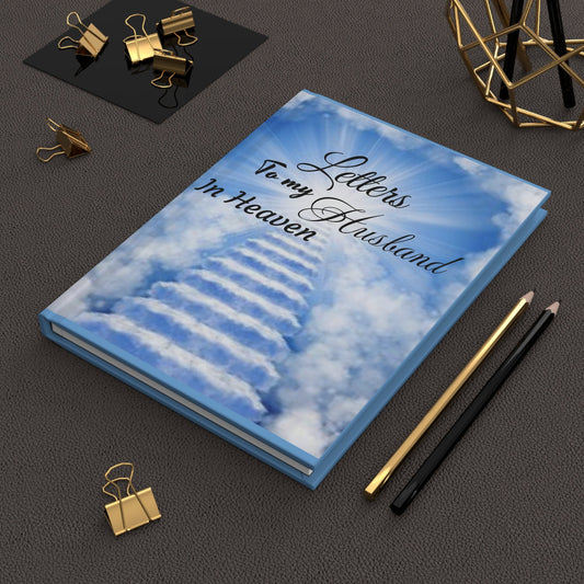 Hardcover Journal Matte Letters to my Husband in heaven Home-clothes-jewelry