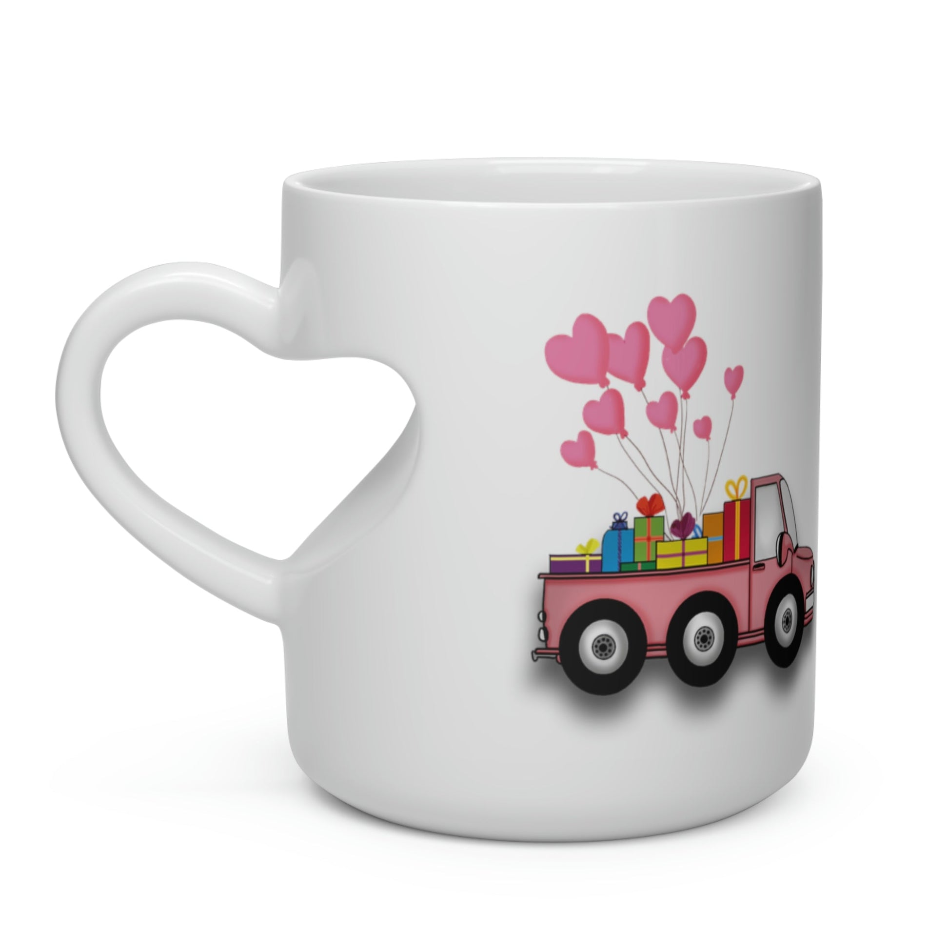 Heart Shape Mug Love Valentine's truck Home-clothes-jewelry