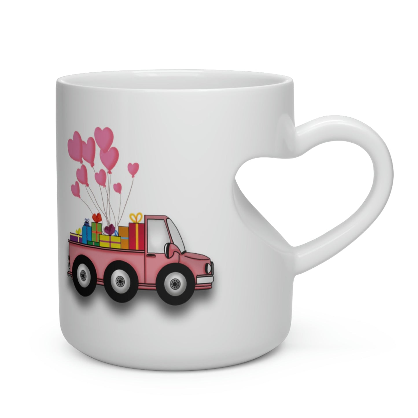 Heart Shape Mug Love Valentine's truck Home-clothes-jewelry