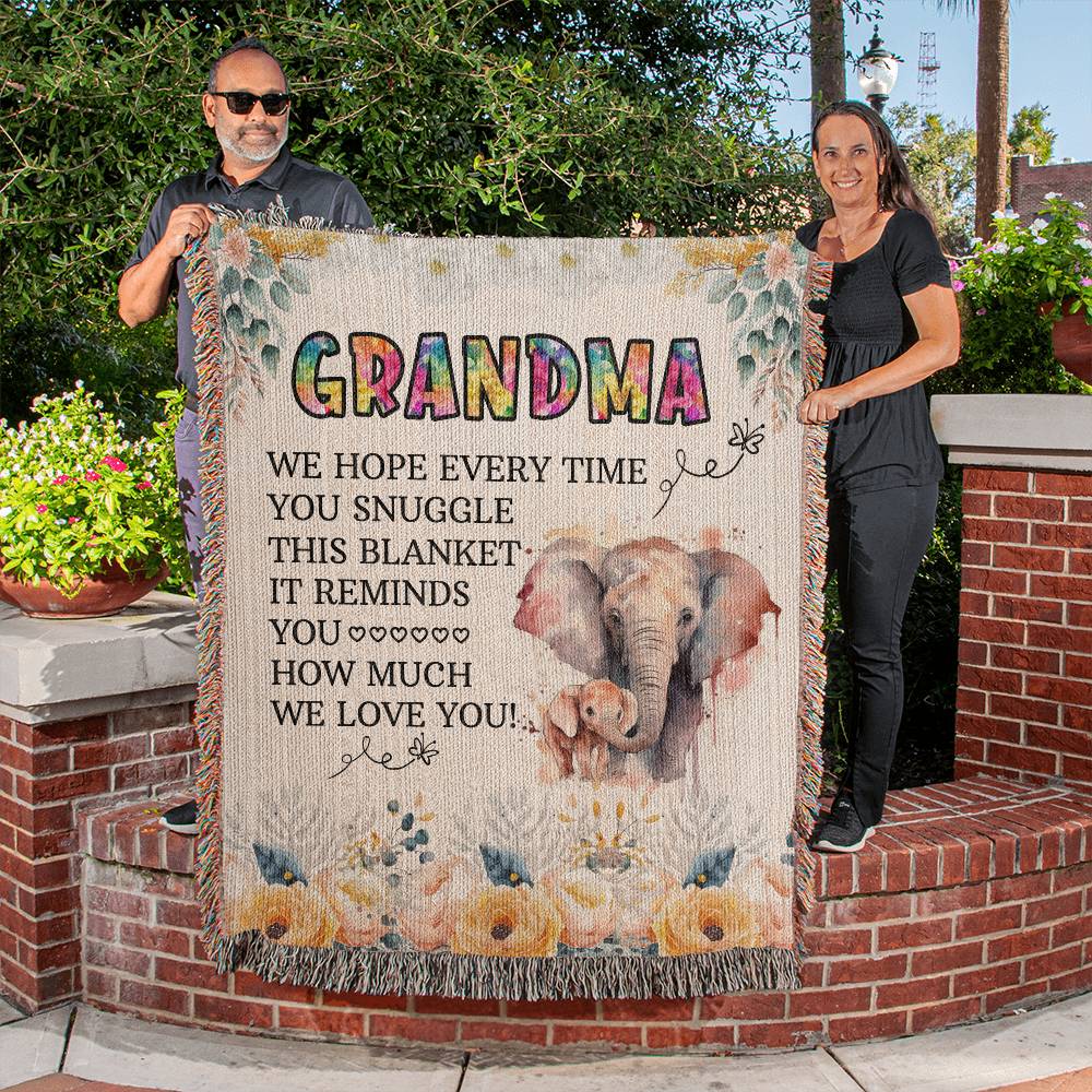 Heirloom Woven Blanket Grandma - We hope Home-clothes-jewelry