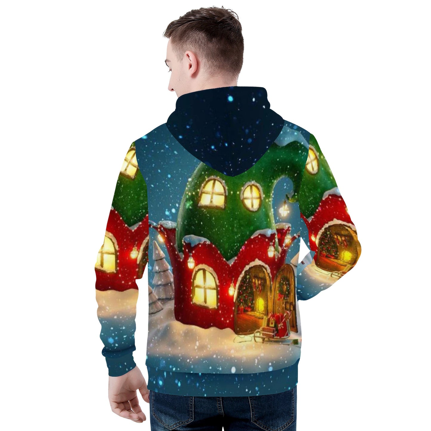 Hoodie Christmas house Home-clothes-jewelry