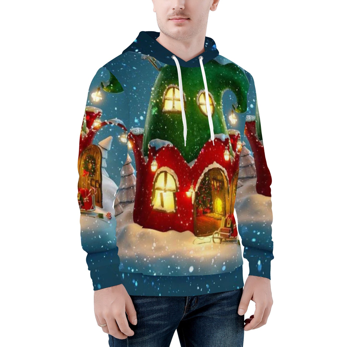 Hoodie Christmas house Home-clothes-jewelry