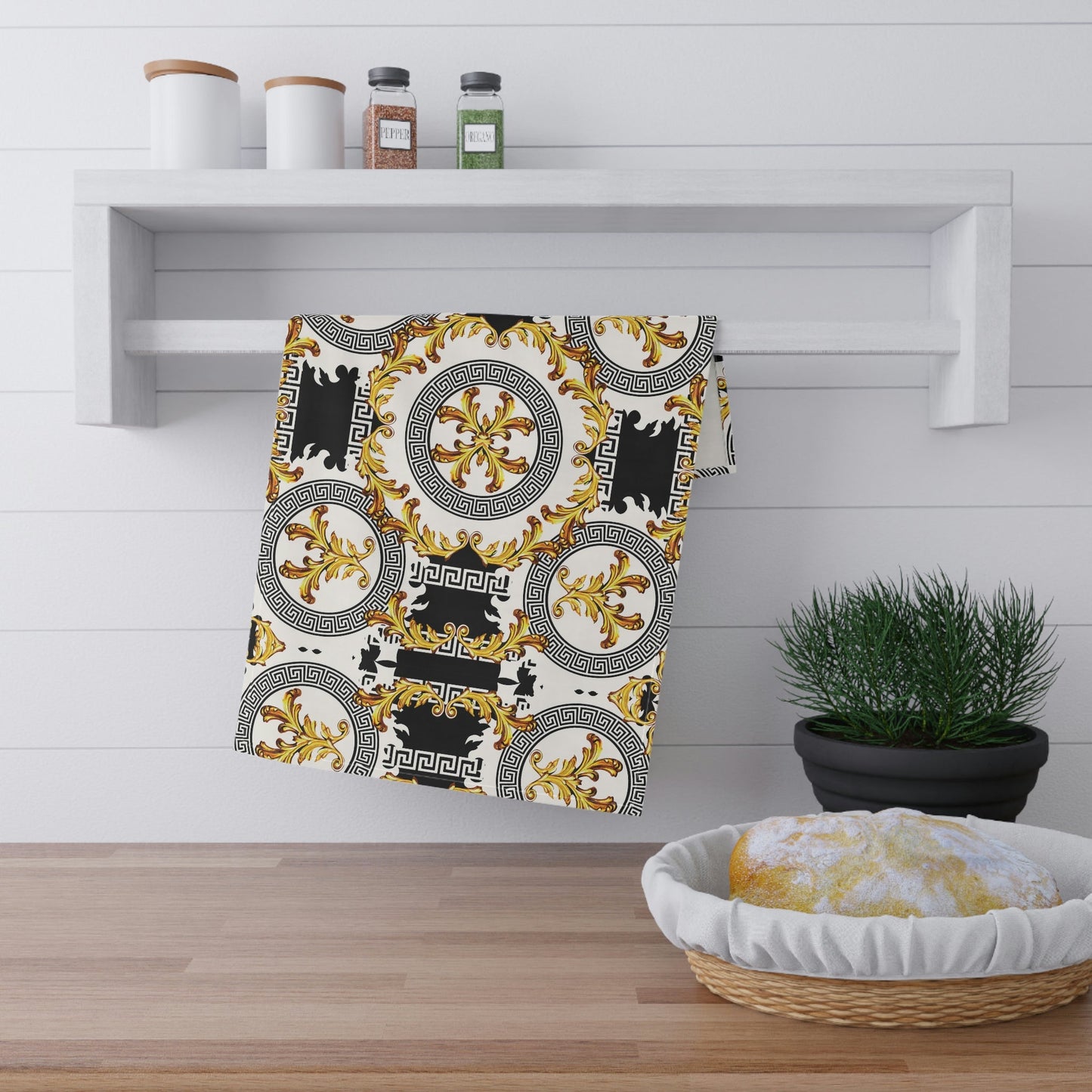 Kitchen Towel Baroque with Greek Home-clothes-jewelry