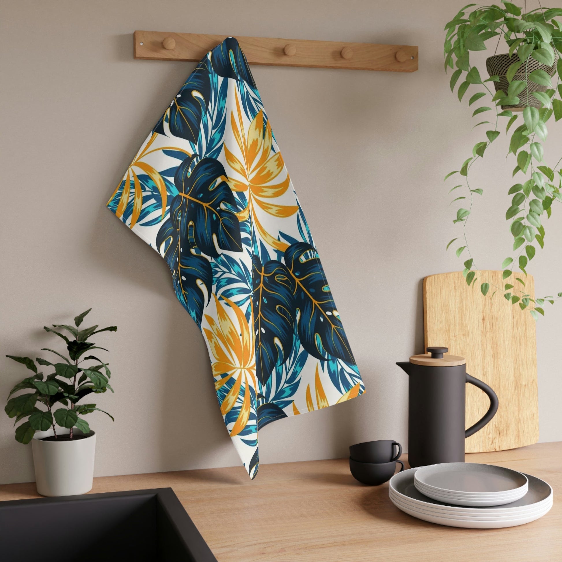 Kitchen Towel Leaves Home-clothes-jewelry