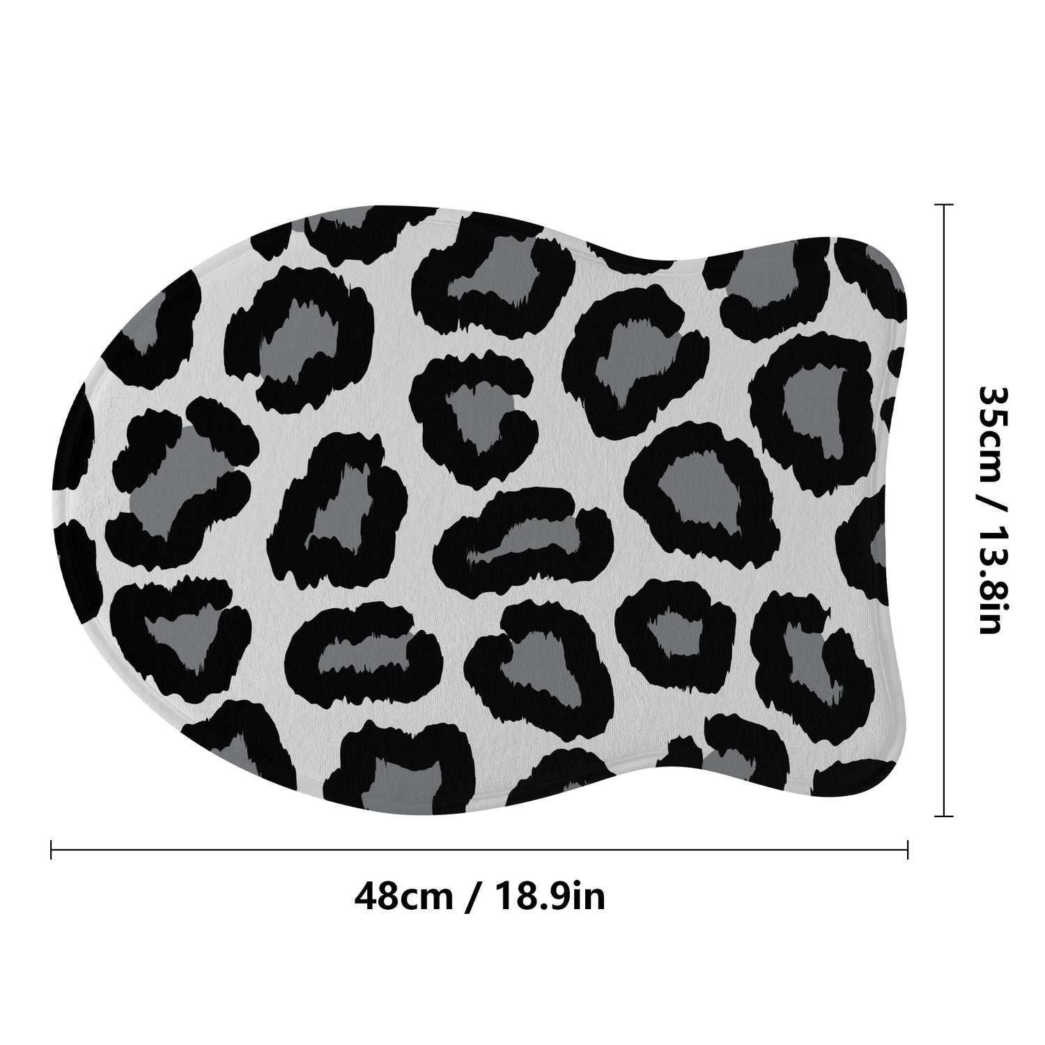 Cute Paws Pet Rug Leopard print decoration