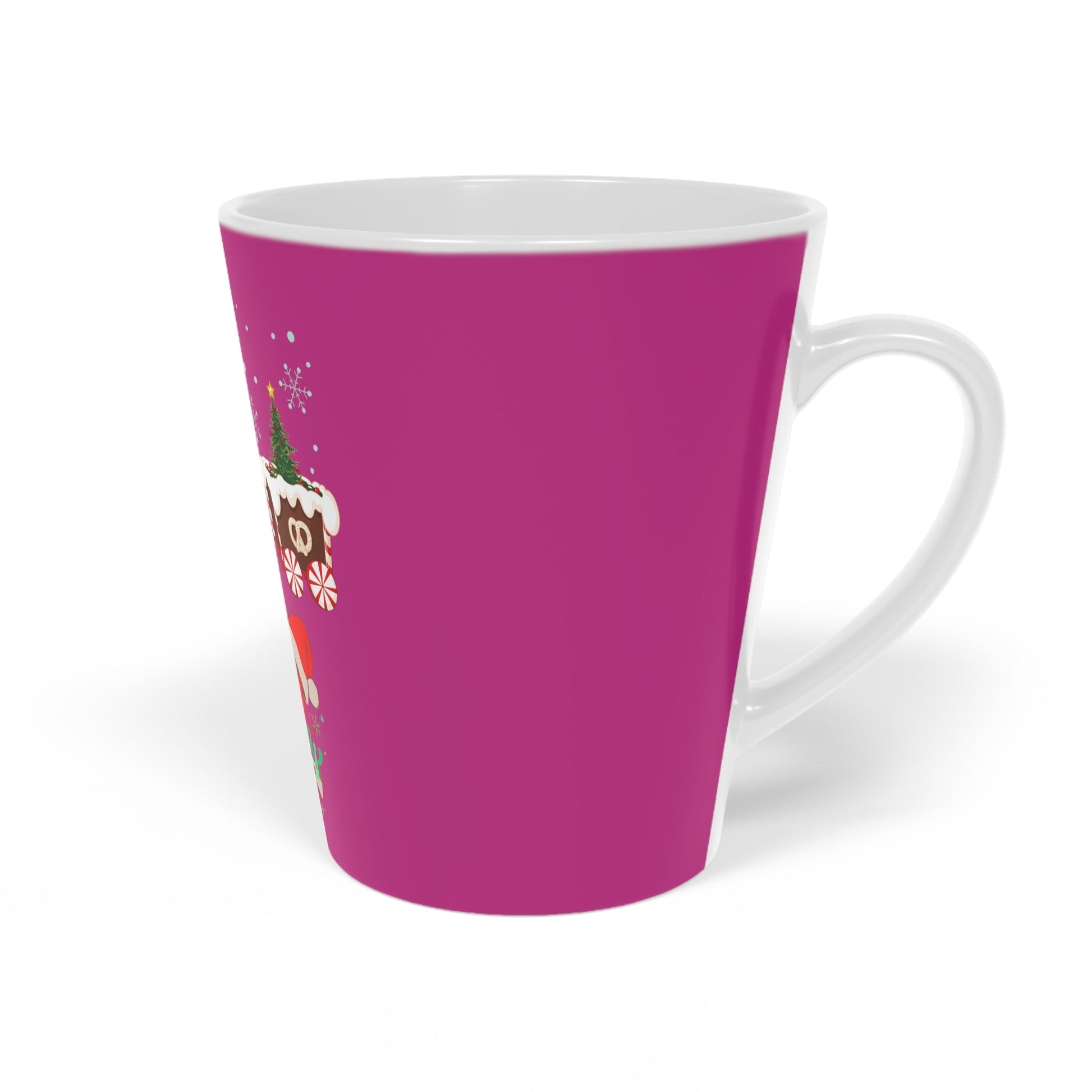 Latte Mug, 12oz Candy train Home-clothes-jewelry