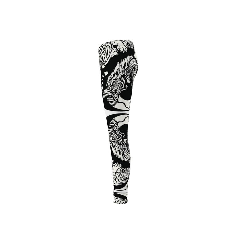 Leggings tiger and dragon Home-clothes-jewelry